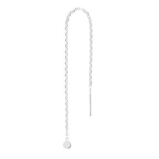 Piercing smykker - Pierce52 ørekæde i sølv med plade